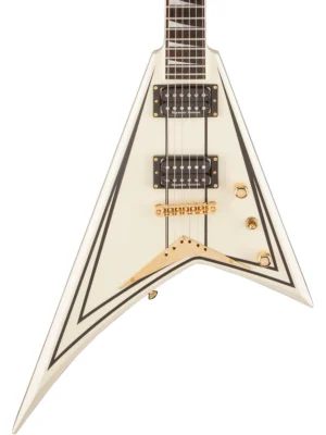 Jackson Rhoads RRT Pro Series Electric Guitar Ivory with Black Pinstripes