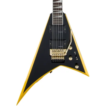 Jackson X Series Rhoads RRX24 Electric Guitar Black with Yellow Bevels