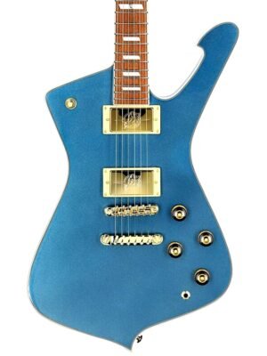 Ibanez Iceman IC420 Electric Guitar – Antique Blue Metallic
