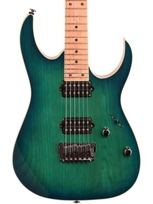 Ibanez RG652AHMFX Prestige Electric Guitar Nebula Green Burst