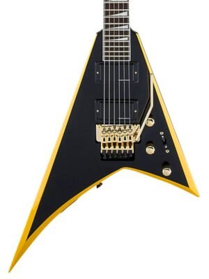 Jackson X Series Rhoads RRX24 Electric Guitar – Black with Yellow Bevels