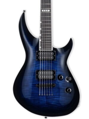 ESP E-II Horizon-III Flame Maple Electric Guitar Reindeer Blue