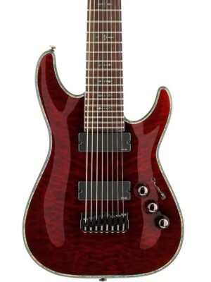 Schecter Guitar Research Hellraiser C-8 Electric Guitar Black Cherry`
