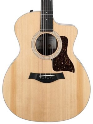 Taylor 214ce Grand Auditorium Acoustic-Electric Guitar – Natural