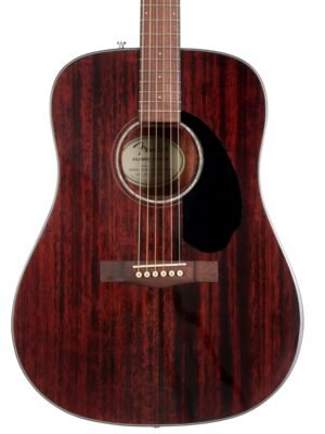Fender CD-60S All-Mahogany Dreadnought Acoustic Guitar – Natural
