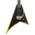 Jackson X Series Rhoads RRX24 Electric Guitar Black with Yellow Bevels