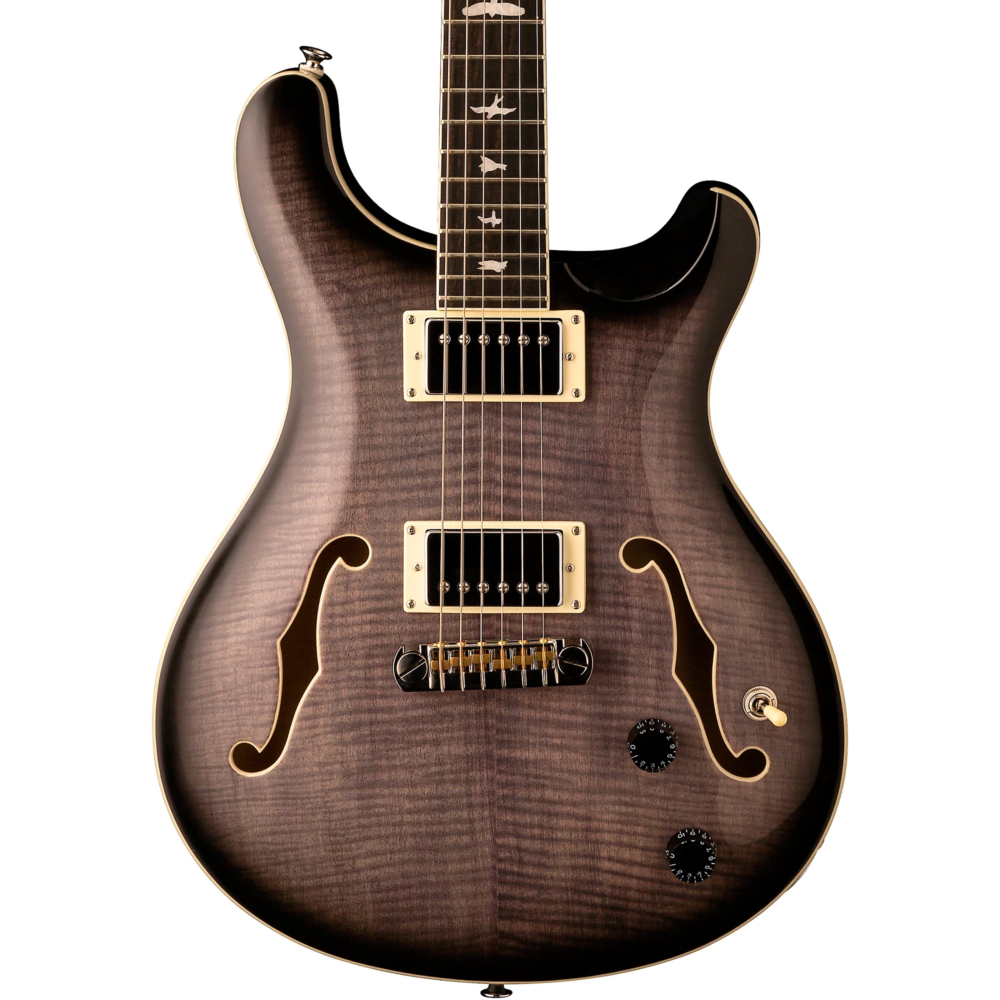 PRS SE Hollowbody II Electric Guitar Charcoal Burst